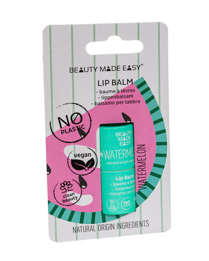 Vegan Paper Tube Lip Balm - Watermelon
