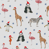 Christmas Party Animal Wrapping Paper