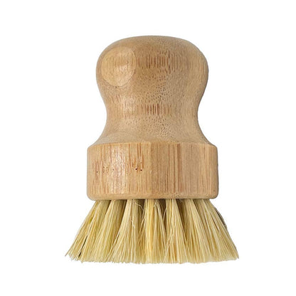 Wooden Pot Brush - Medium Firm Bristle