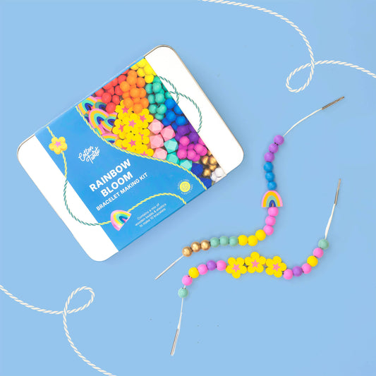 Cotton Twist Rainbow Bloom Bracelet Making Kit