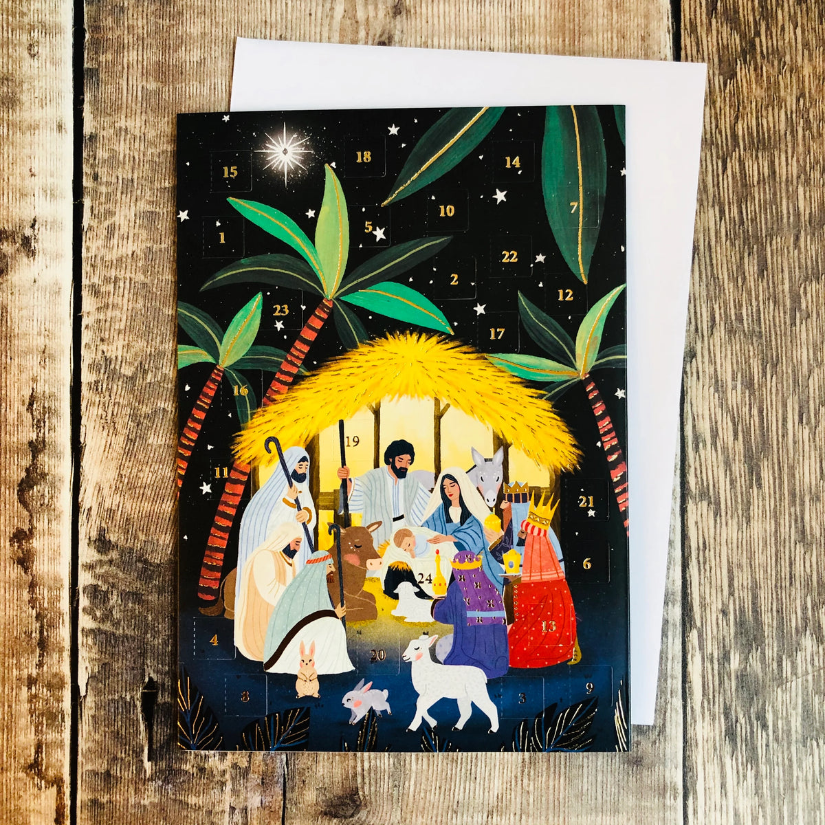 Nativity Advent Card