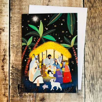 Nativity Advent Card