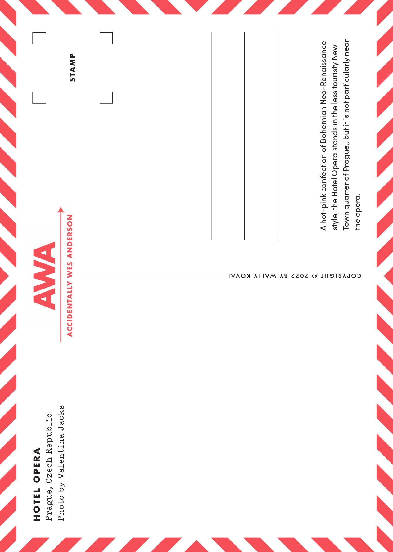 Accidentally Wes Anderson Postcards