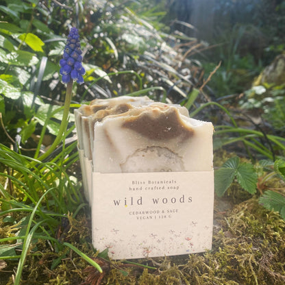 Handcrafted Wild Woods Soap - Cedarwood & Sage