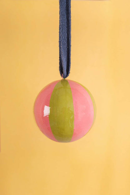 Oasis & Rose Beachball Bauble