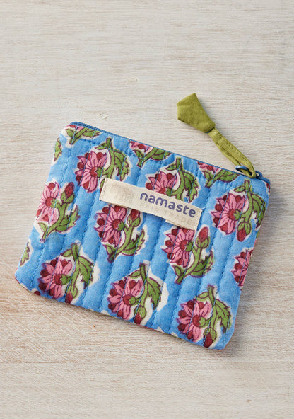 Fairtrade Indian Block Print Coin Purse