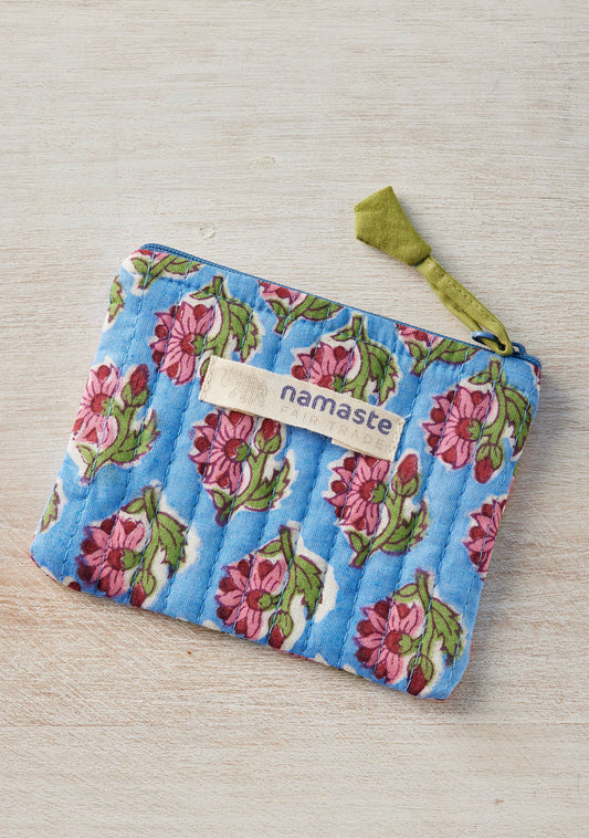 Fairtrade Indian Block Print Coin Purse