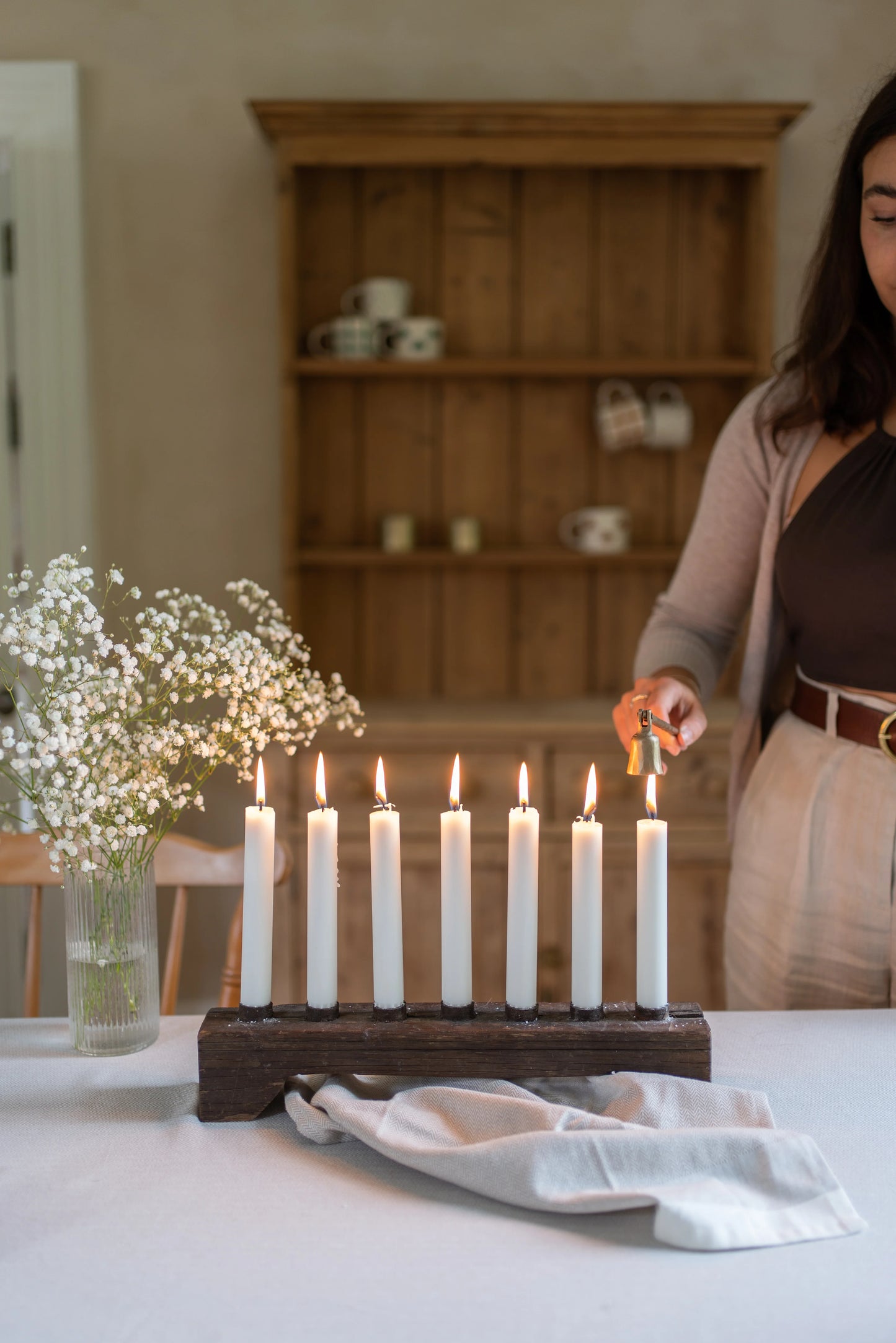 Hand Forged Brass Candle Snuffer