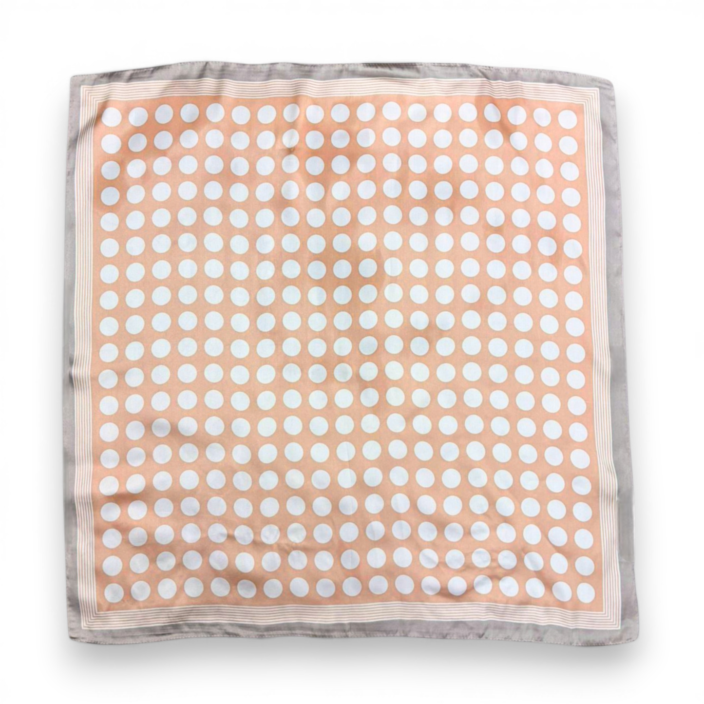 Polka Print Silk Touch Neck Scarf