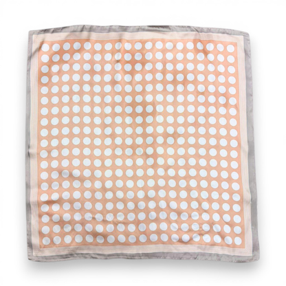 Polka Print Silk Touch Neck Scarf