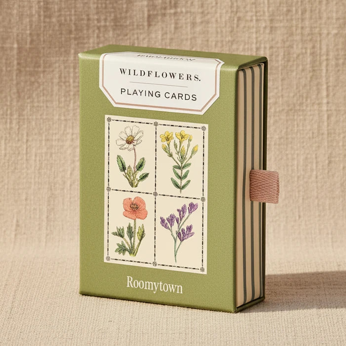 Wildflowers Single Playing Card Deck