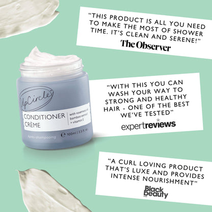 UpCircle Conditioner Creme with Rosemary Oil, Bamboo Extract + Vitamin E - 100ml