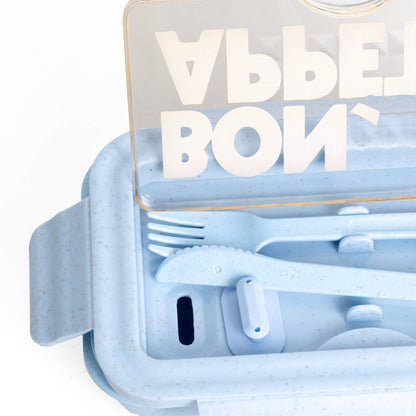 Bon Appetit Lunch Box Light Blue