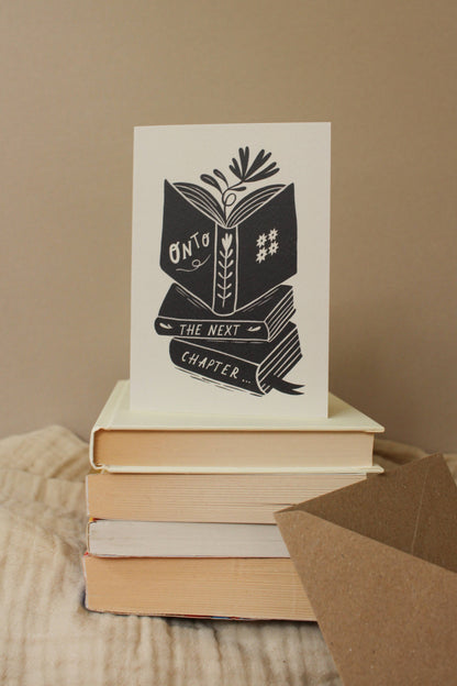'Onto The Next Chapter…’ Greeting Card