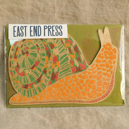 Slow Snail Greeting Card