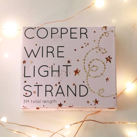 Copper Wire Light Strand Garland