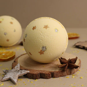 Christmas Starlight Bath Bomb - Marzipan