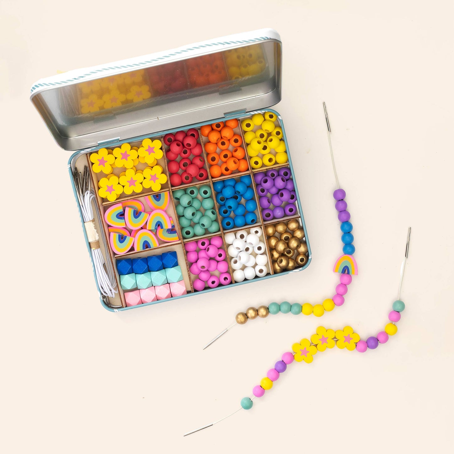 Cotton Twist Rainbow Bloom Bracelet Making Kit