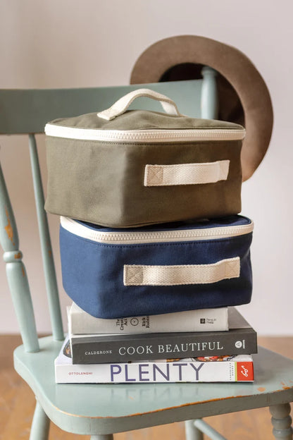 Fluf Square Lunch Cube - Classic Navy