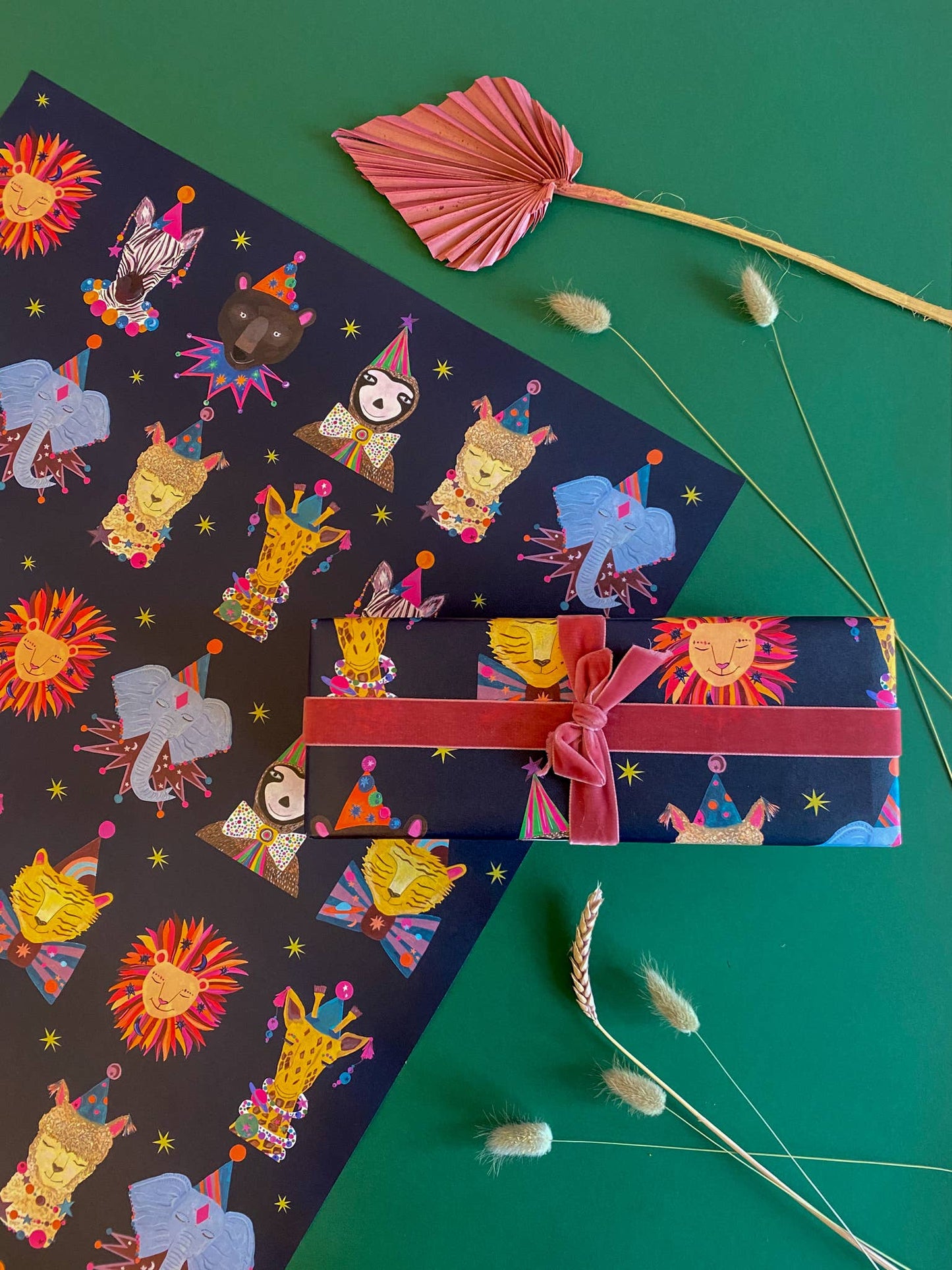 Magical Party Animals Gift Wrapping Paper