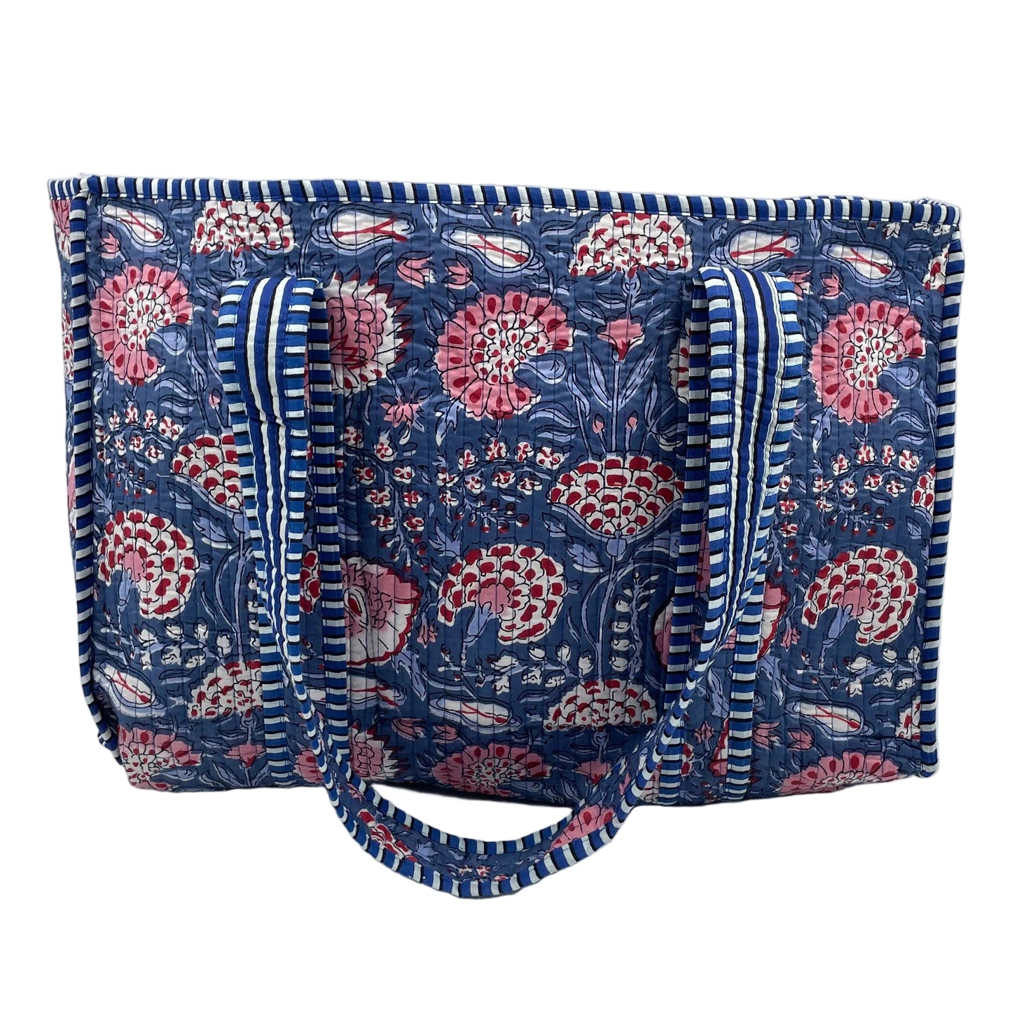 Anaïs Quilted Cotton Tote Bag