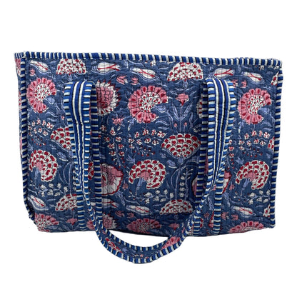 Anaïs Quilted Cotton Tote Bag