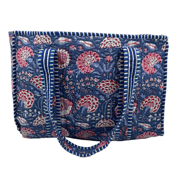 Anaïs Quilted Cotton Tote Bag
