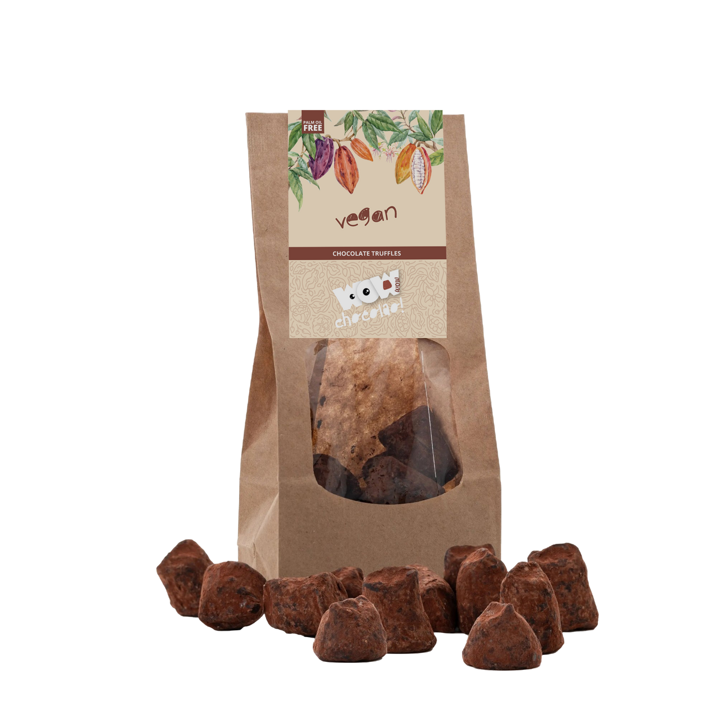 Vegan Cacao Dusted Luxury French Chocolate Truffles