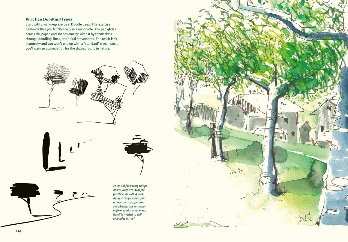 Sketching Outside - An Illustrated Guide to Making Art on the Go (Paperback)