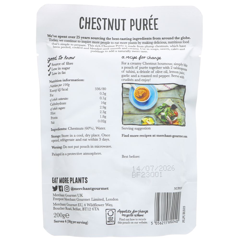 Merchant Gourmet Chestnut Puree - 200g