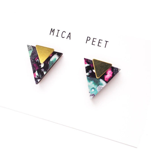 The Balance Triangle Stud Earrings