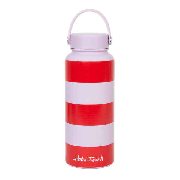 Helio Ferretti Chunky Summer Striped Water Bottle 1L