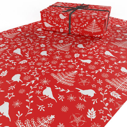 Christmas Robin Wrapping Paper