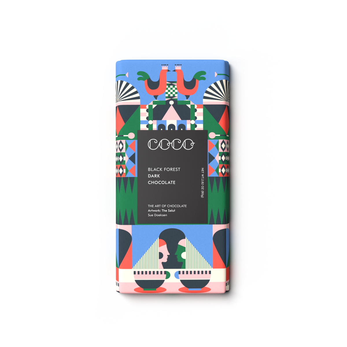 COCO Black Forest Dark Chocolate Bar