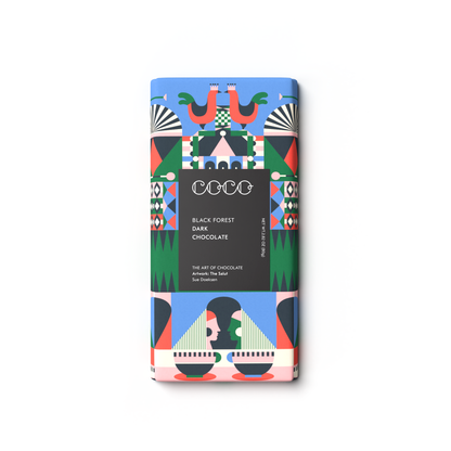 COCO Black Forest Dark Chocolate Bar