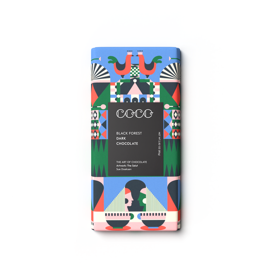 COCO Black Forest Dark Chocolate Bar