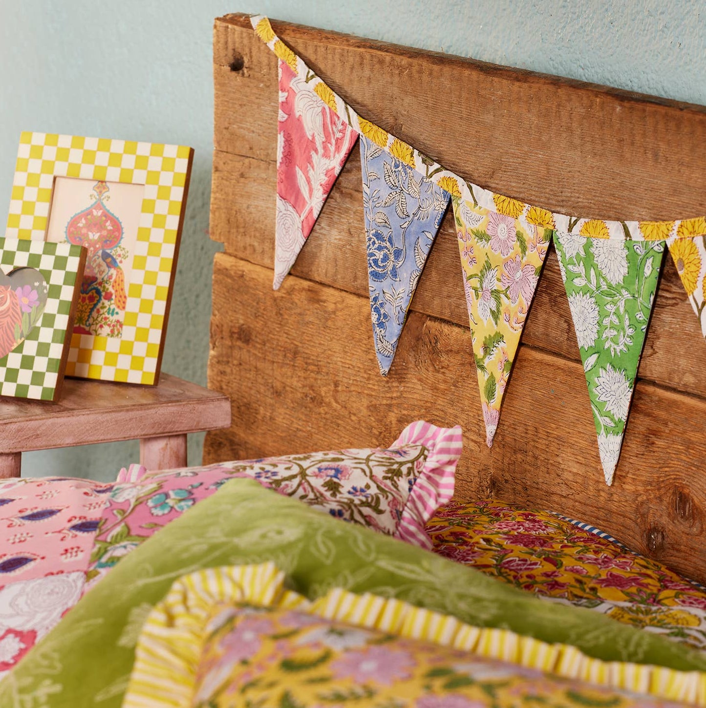 Floral Pastels Bunting Garland - 2.5m