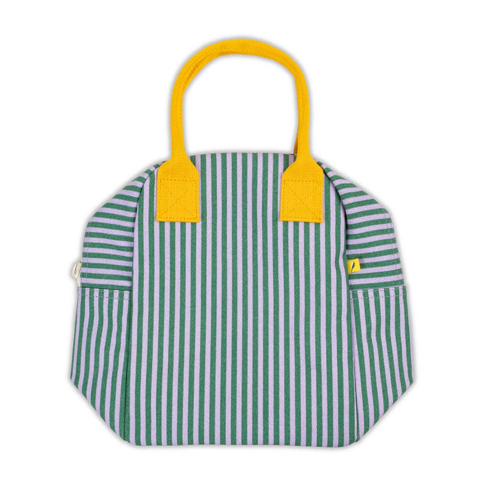 Fluf Zipper Lunch Candy Stripe Grass