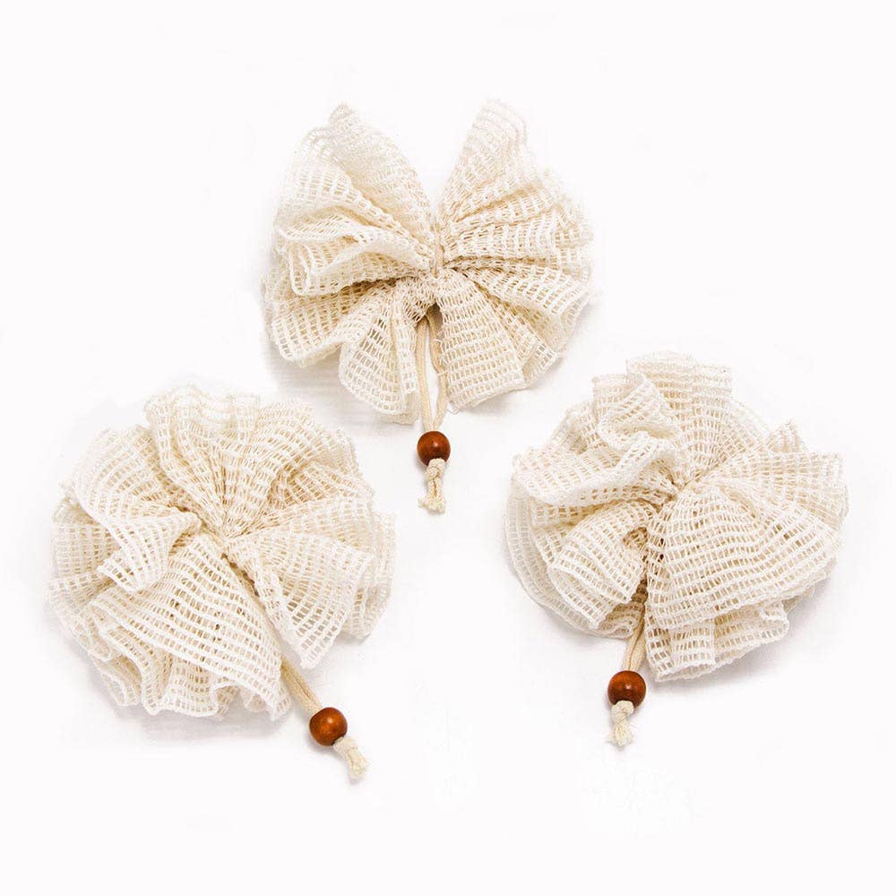 Organic Cotton Shower Puff