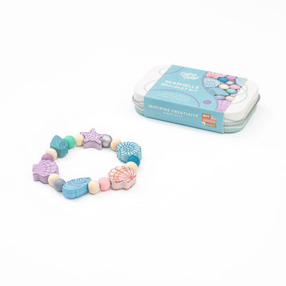 Cotton Twist Seashell Bracelet Gift Kit