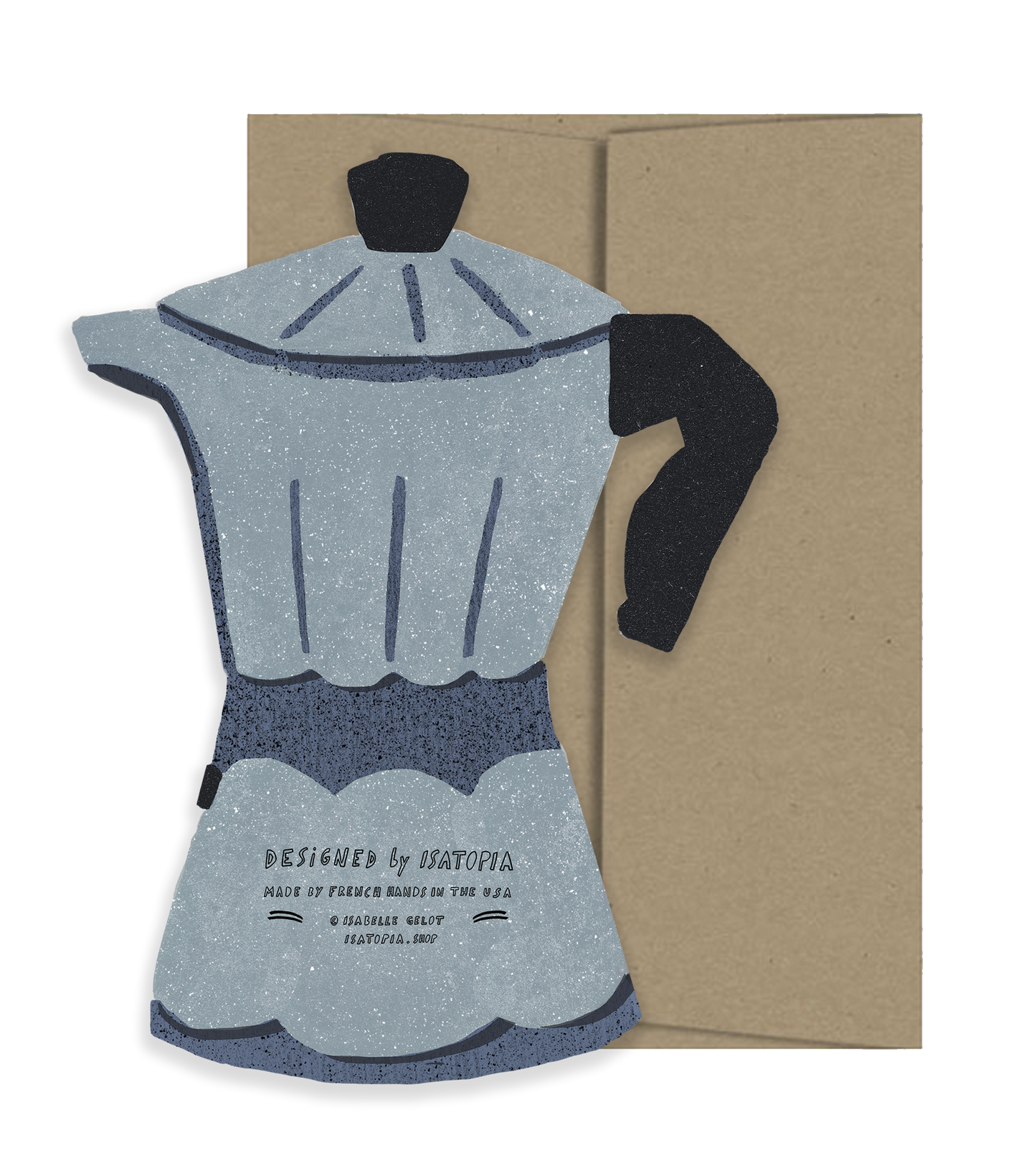 Moka Pot Espresso Maker Greeting Card