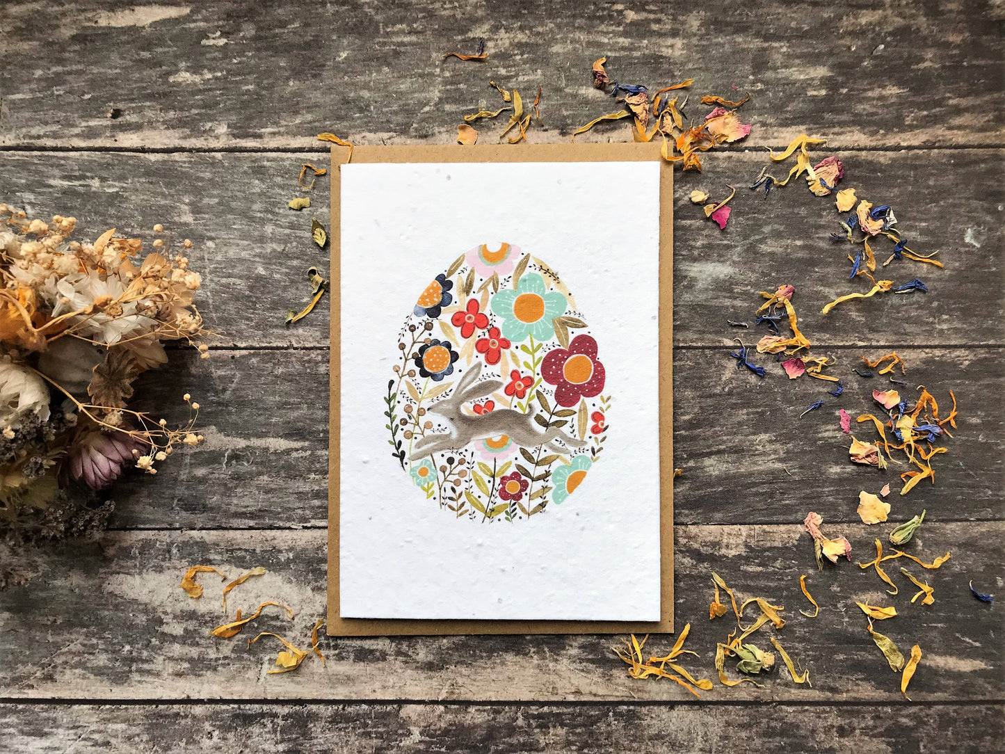 Leaping Hare Plantable Easter Card