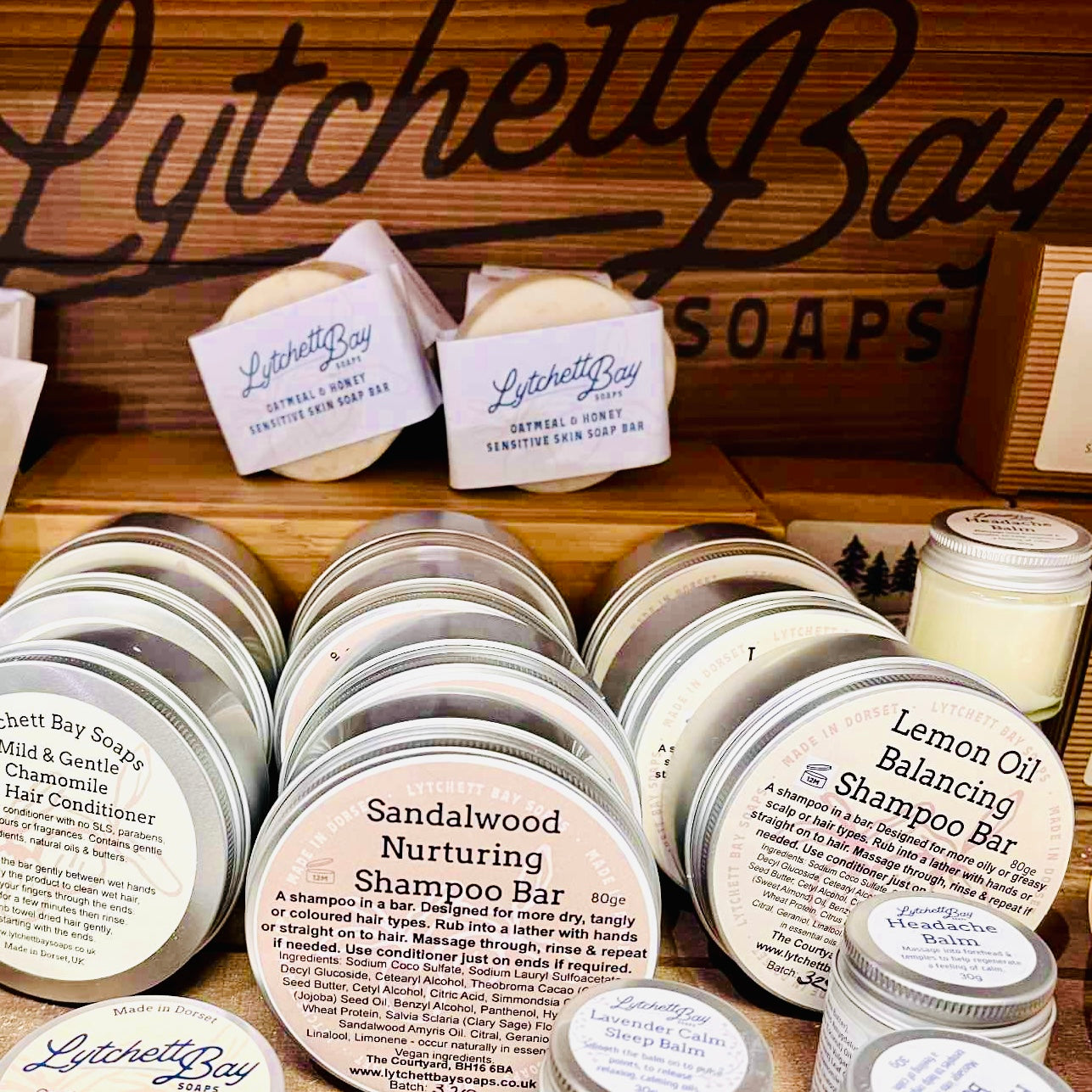 Sandalwood Nurturing Hair Shampoo Bar In Tin