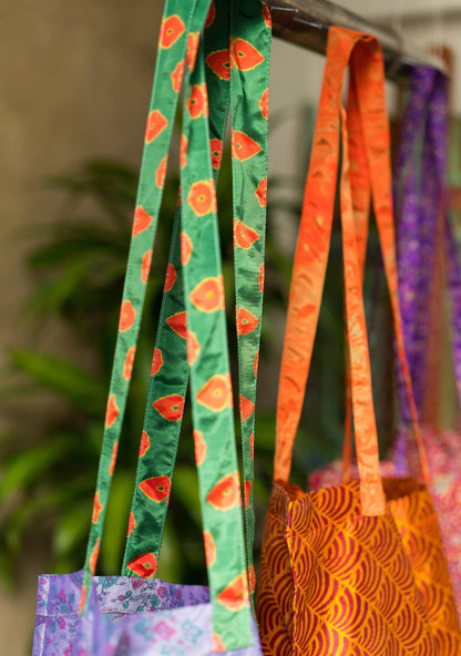 Fairtrade Recycled Sari Tote Bag