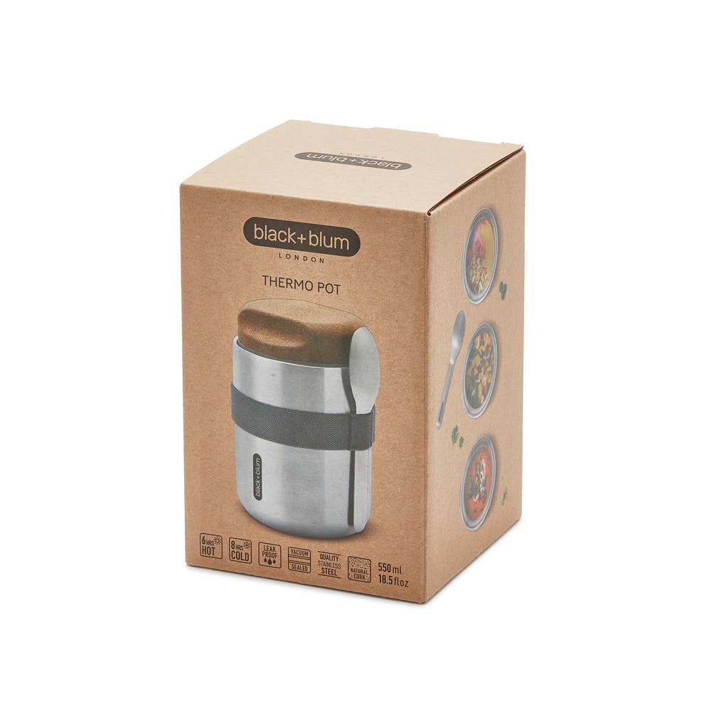 Black + Blum Thermo Pot - Leakproof Stainless Steel Insulated Food Flask