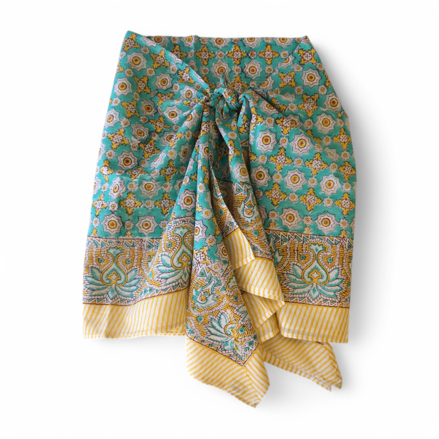 Indian Block Print Scarf / Sarong