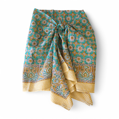 Indian Block Print Scarf / Sarong
