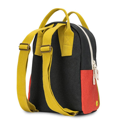 Fluf B Pack Jr - Organic Cotton Kids Backpack Carbon Cactus