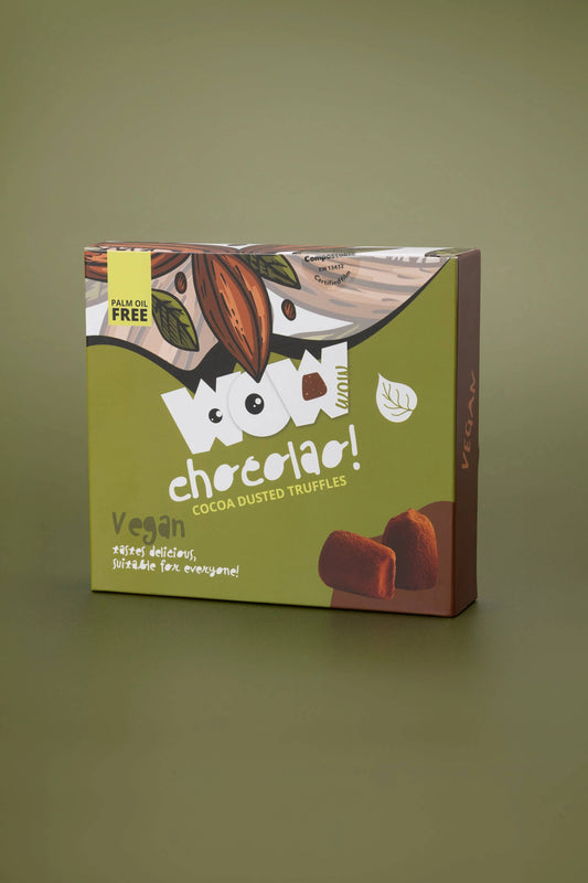 Wow Chocolao! Vegan Cocoa Dusted Luxury French Chocolate Truffles