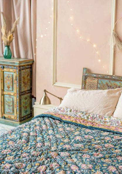 Blockprint Reversible Quilt